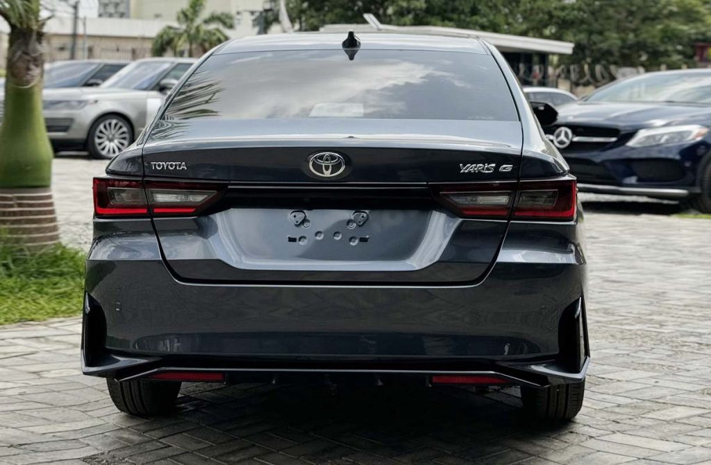 back view of 2023 Toyota Yaris