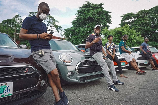 MINI Cooper Club Members Parade Their Cars In Lagos