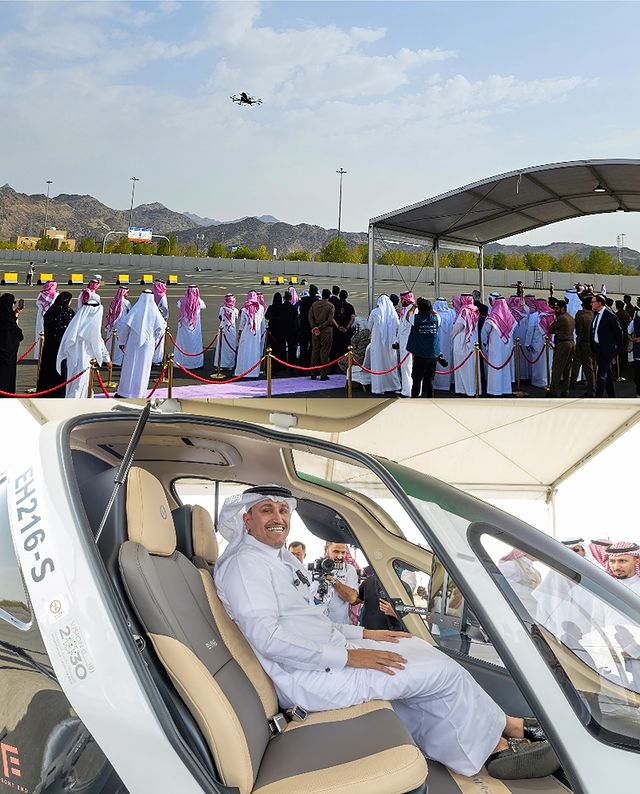 Saudi Arabia self-driving flying taxi
