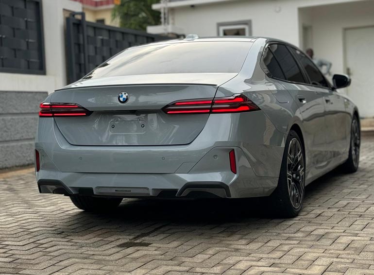 Brand New 2024 BMW 5 Series back view