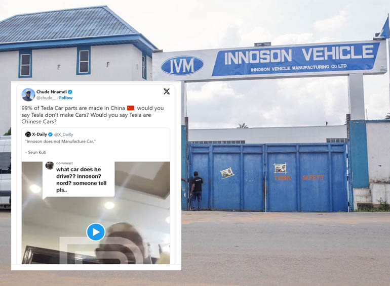 Chude tackle Seun Kuti Over comment about Innoson manufacturing cars