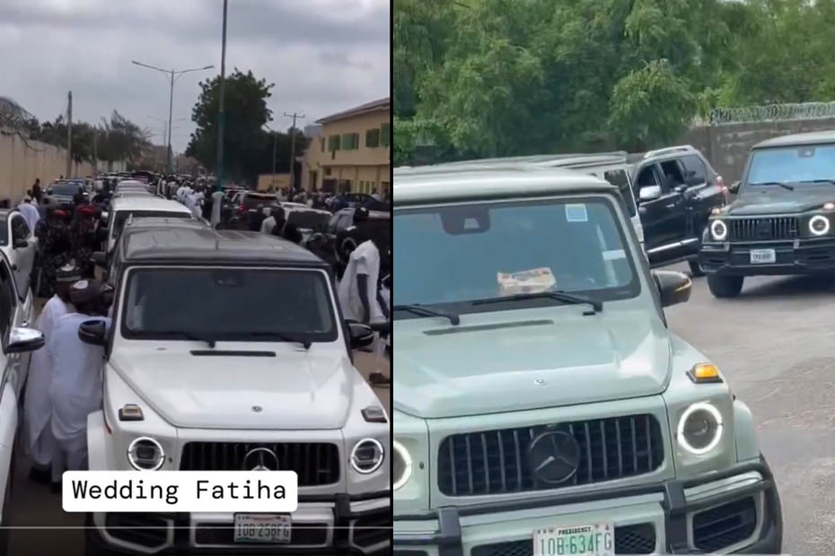 Convoy of Tinubu SSA on North-East spake reaction after spotting cars worth Billions of naira