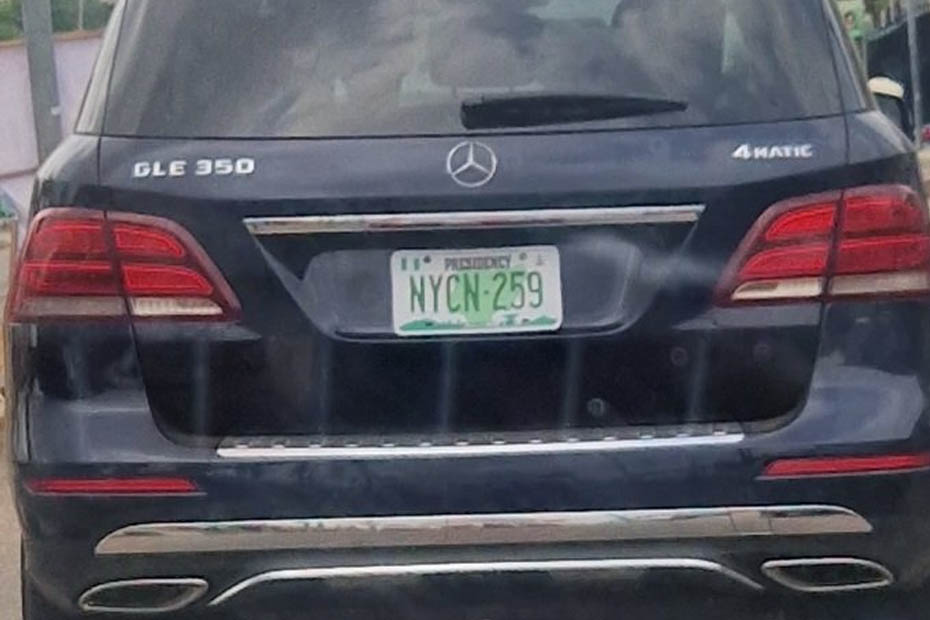 How to get a presidency plate number in Nigeria