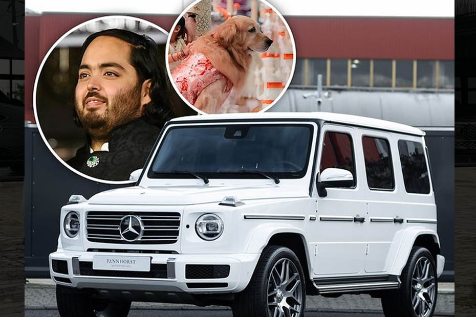 Indian Billionaire Son 'Anant Ambani' Reportedly Has A Mercedes G400D That's Owned By His Dog