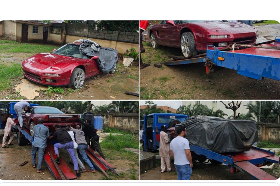client from the USA comes to Nigeria to buy a Honda NSX