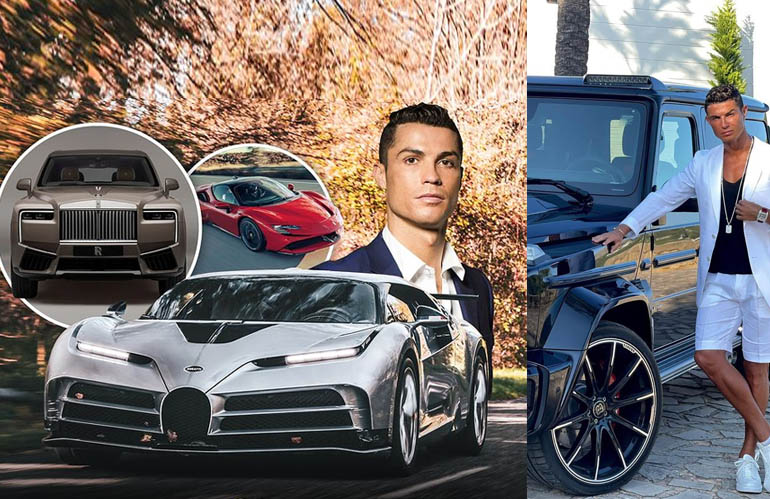 Cristiano Ronaldo’s garage