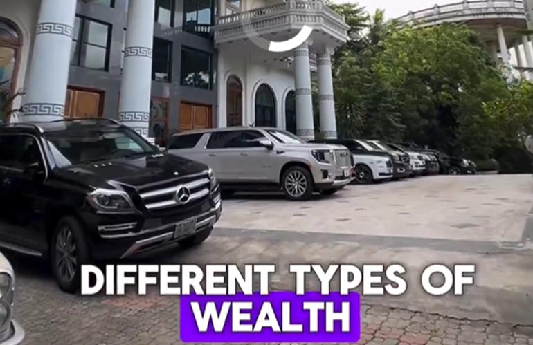 Exclusive cars on Razaq Okoya's compound