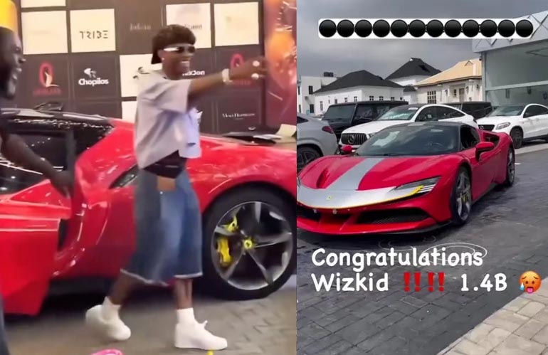 Wizkid 2022 Ferrari SF90