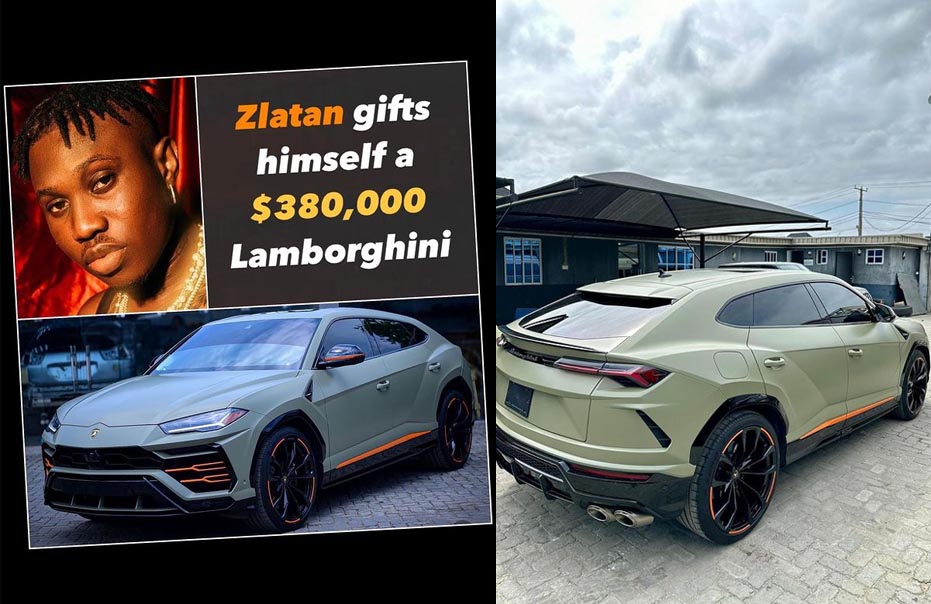 Zlatan Ibile Join Urus Owner In Nigeria, Buys Lamborghini Urus worth N612 million