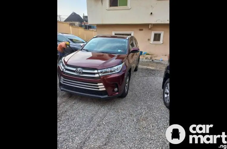 Just Arrived Foreign Used 2015 Upgraded To 2018 Toyota Highlander XLE Full Option