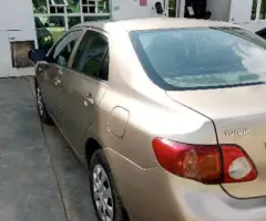 Clean Nigerian Used Toyota Corolla 2009
